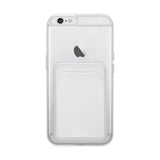 MOPAL iPhone 6 Plus Card Holder Clear Yuki Silicone Case · 2