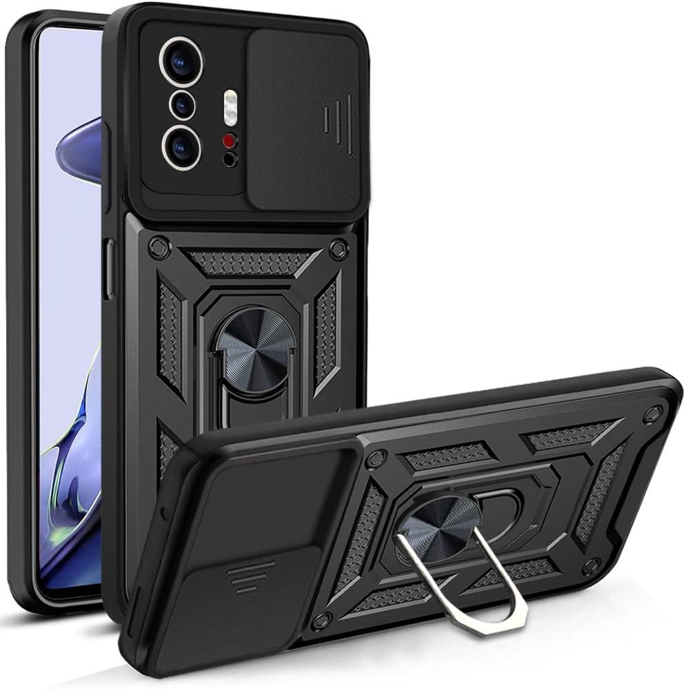 MOPAL Oppo A16 Stand Sliding Shock-Resistant Slide Silicone Case · 2
