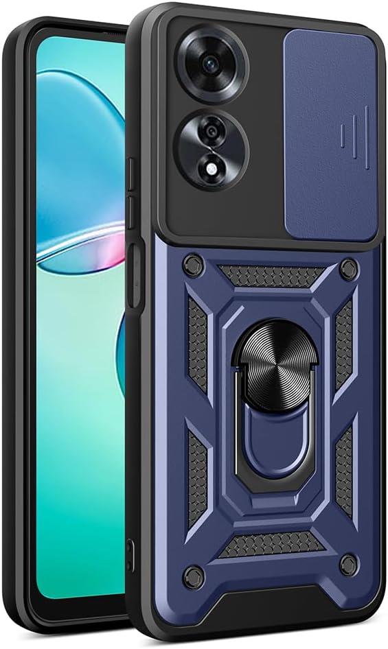 MOPAL Oppo A60 Stand Sliding Shock-Resistant Slide Silicone Case · 1