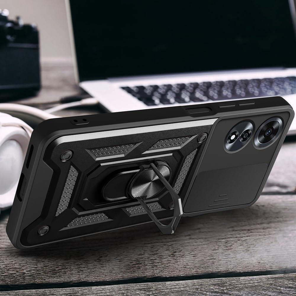 MOPAL Oppo A60 Stand Sliding Shock-Resistant Slide Silicone Case · 4