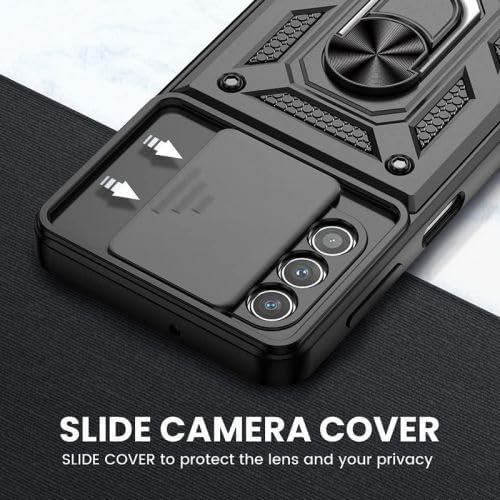 MOPAL Oppo A74 Stand Sliding Shock-Resistant Slide Silicone Case · 2