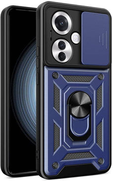 MOPAL Oppo Reno 11F Stand Sliding Shock-Resistant Slide Silicone Case · 1