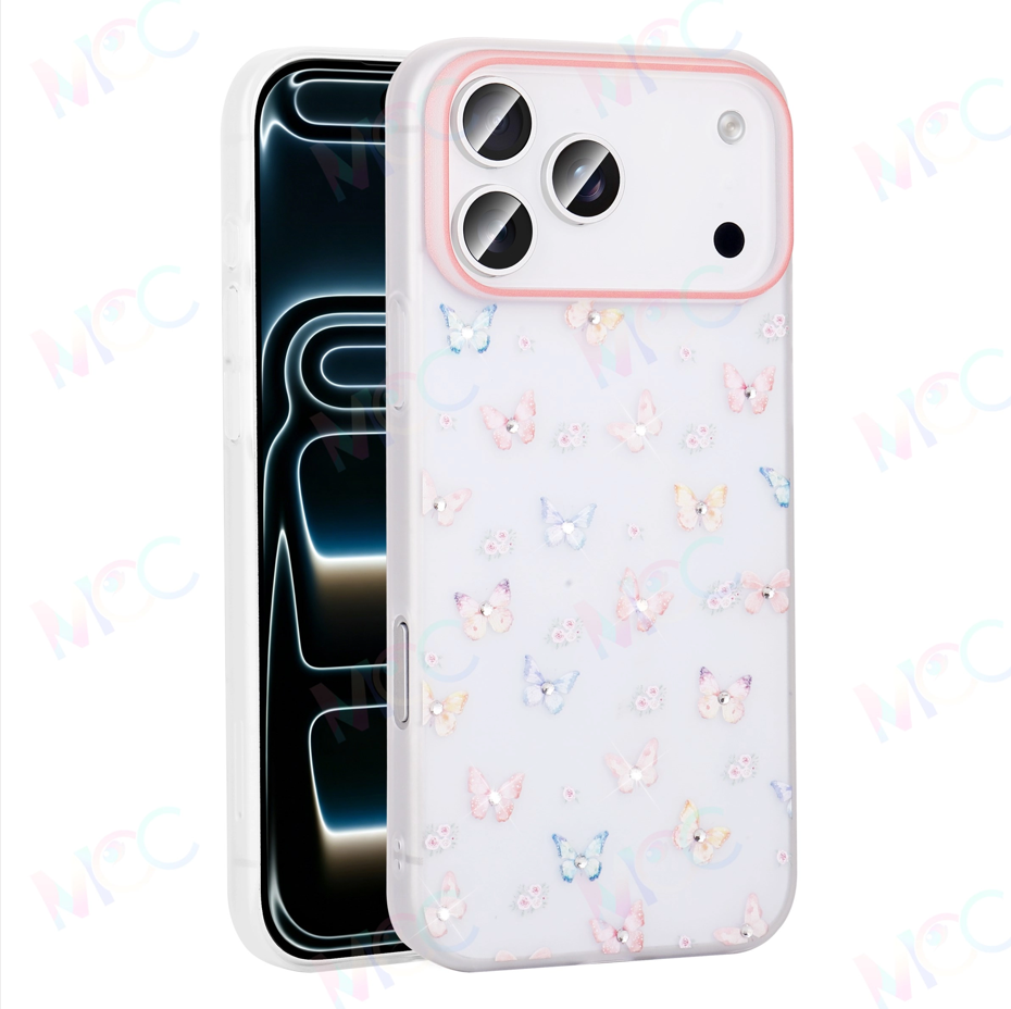 MOPAL Rhinestone Patterned Matte Yaz Silicone Phone Case for Poco X7 Pro · 3