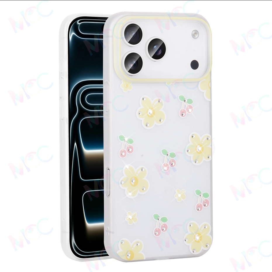 MOPAL Rhinestone Patterned Matte Yaz Silicone Phone Case for Poco X7 Pro · 6
