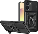 MOPAL Realme 10 4G Stand Sliding Shock-Resistant Slide Silicone Case · 2