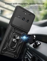 MOPAL Realme 11 4G Stand Sliding Shock-Resistant Slide Silicone Case · 5