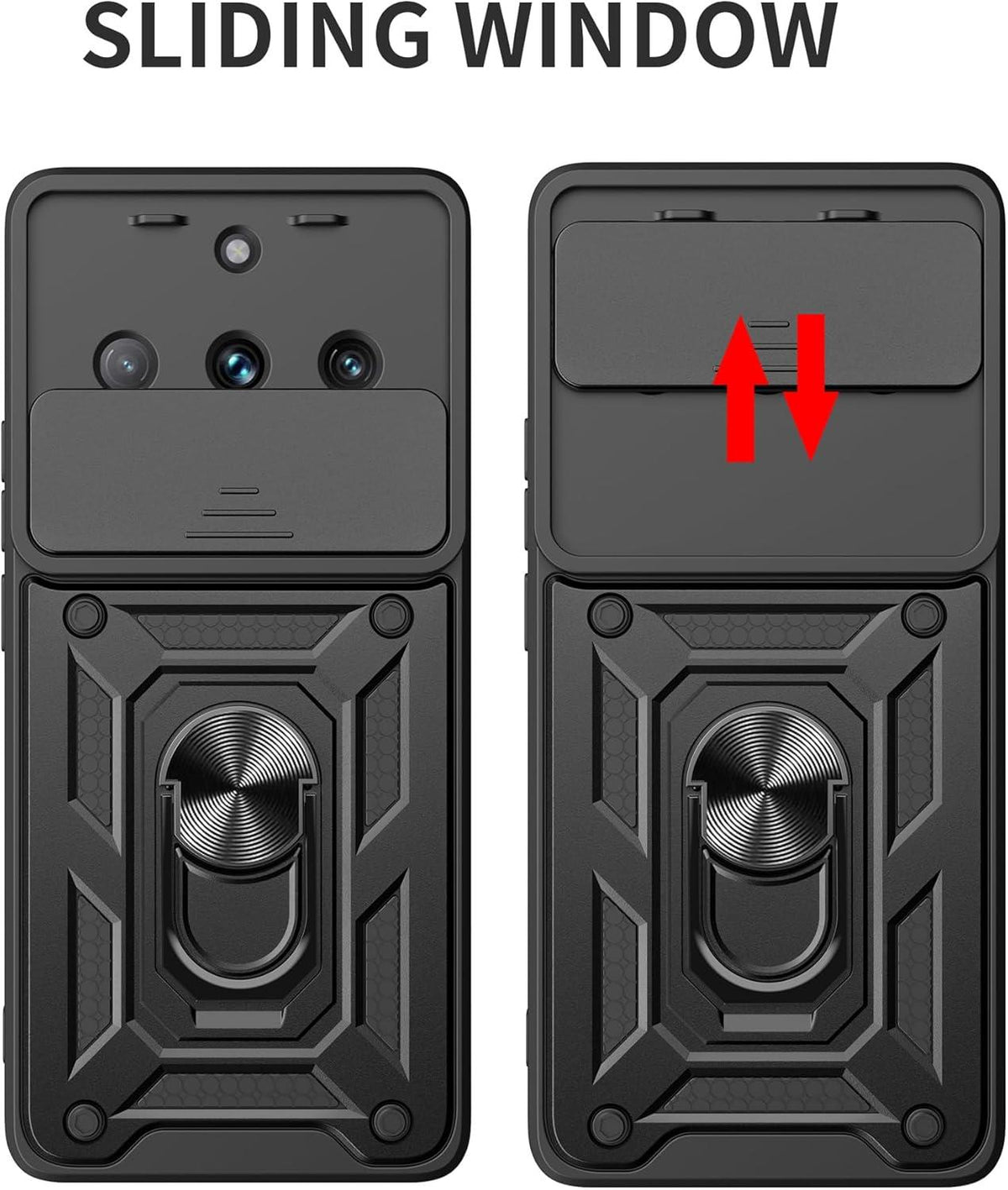 MOPAL Realme 11 4G Stand Sliding Shock-Resistant Slide Silicone Case · 3