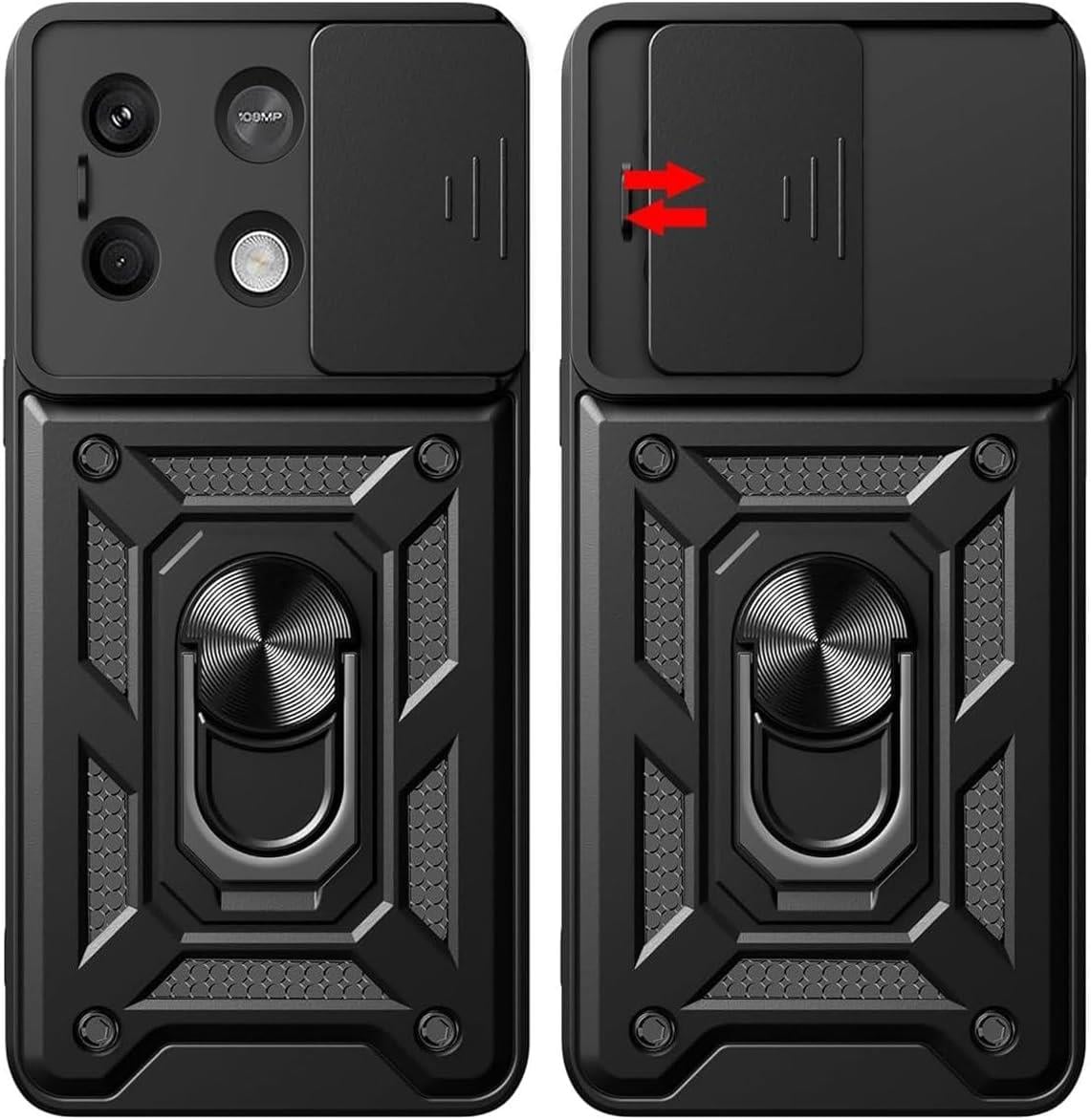 MOPAL Realme C75 Stand Sliding Shock-Resistant Slide Silicone Case · 4