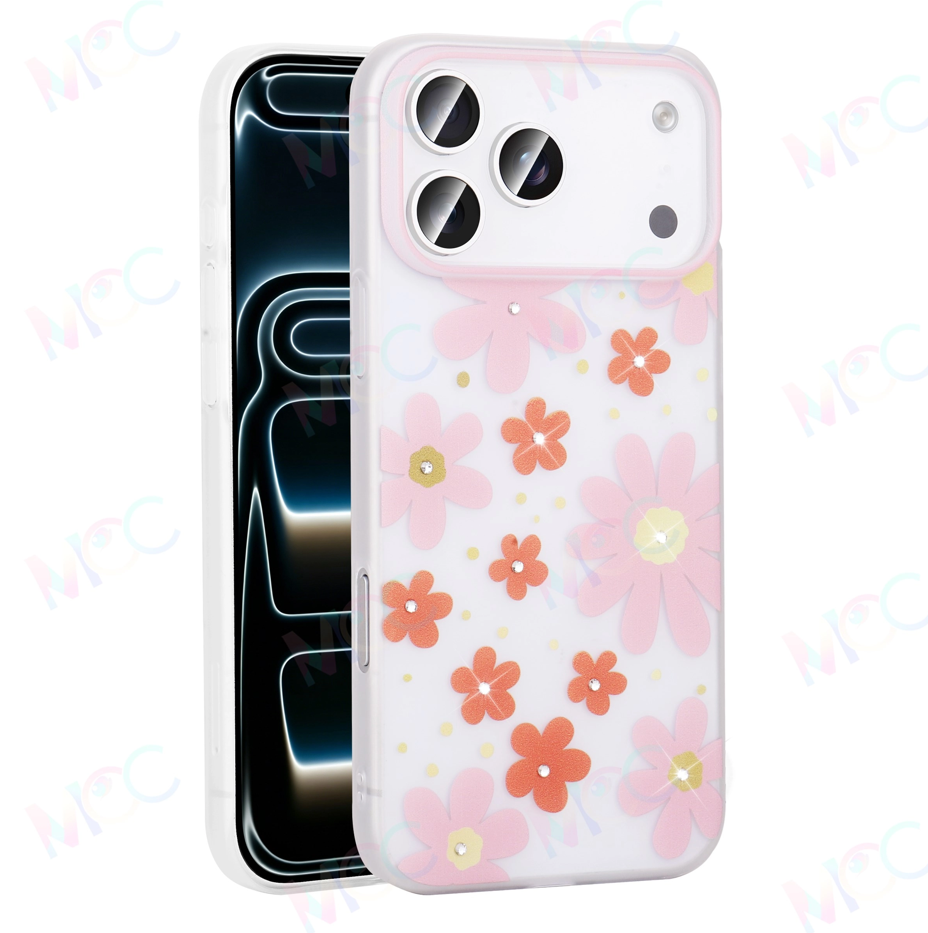 MOPAL Rhinestone Patterned Matte Yaz Silicone Phone Case for Redmi Note 13 Pro 4G · 4