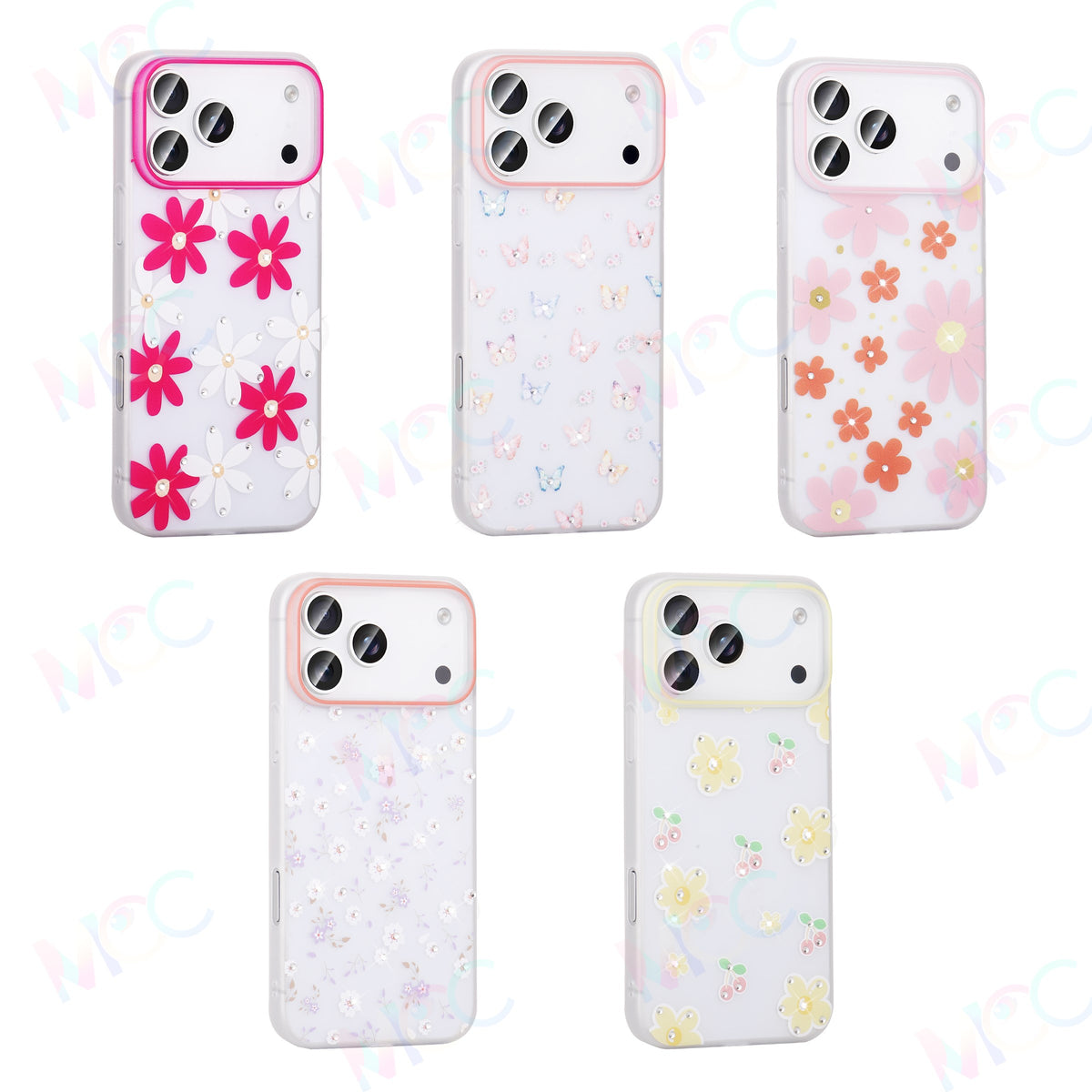 MOPAL Rhinestone Patterned Matte Yaz Silicone Phone Case for Redmi Note 14 4G · 1
