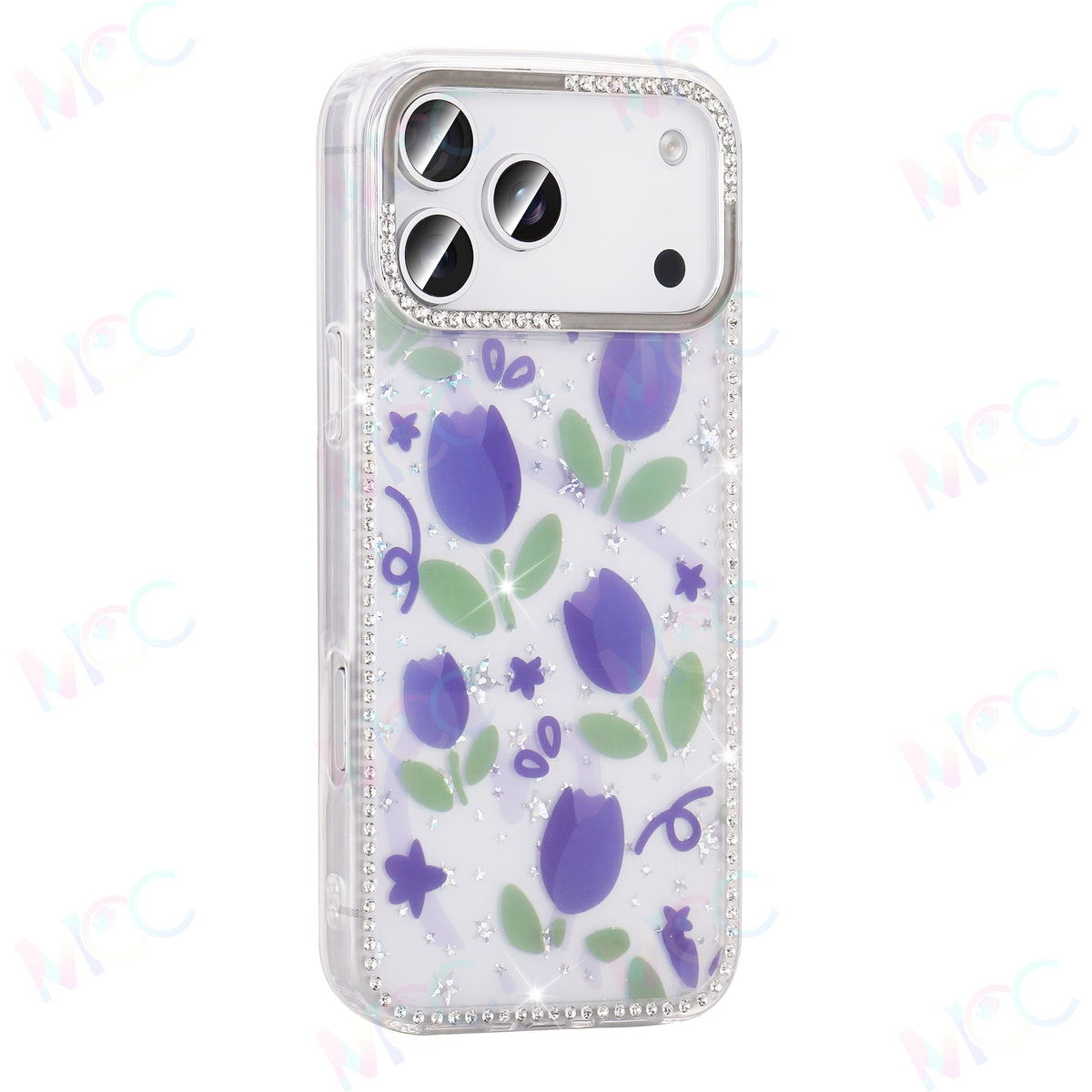 MOPAL Rhinestone Patterned Ece Silicone Case for Redmi Note 15 Pro 4G · 3