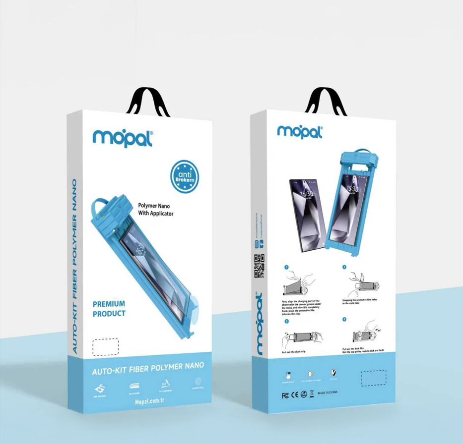 MOPAL 5 Pack with Applicator Polymer Nano Technology Anti-Broken Glass Screen Protector for Redmi Note 15 Pro Plus · 1