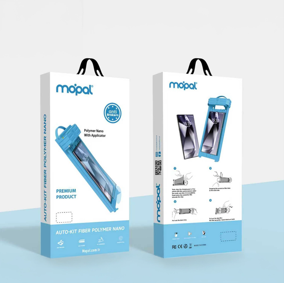 MOPAL 5 Pack with Applicator Polymer Nano Technology Anti-Broken Glass Screen Protector for Redmi Note 15 · 1