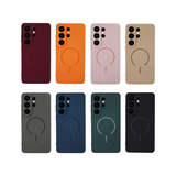 MOPAL MagSafe-Compatible Velvet-Lined Soft Aqua Silicone Case for Samsung Galaxy A06 · 1