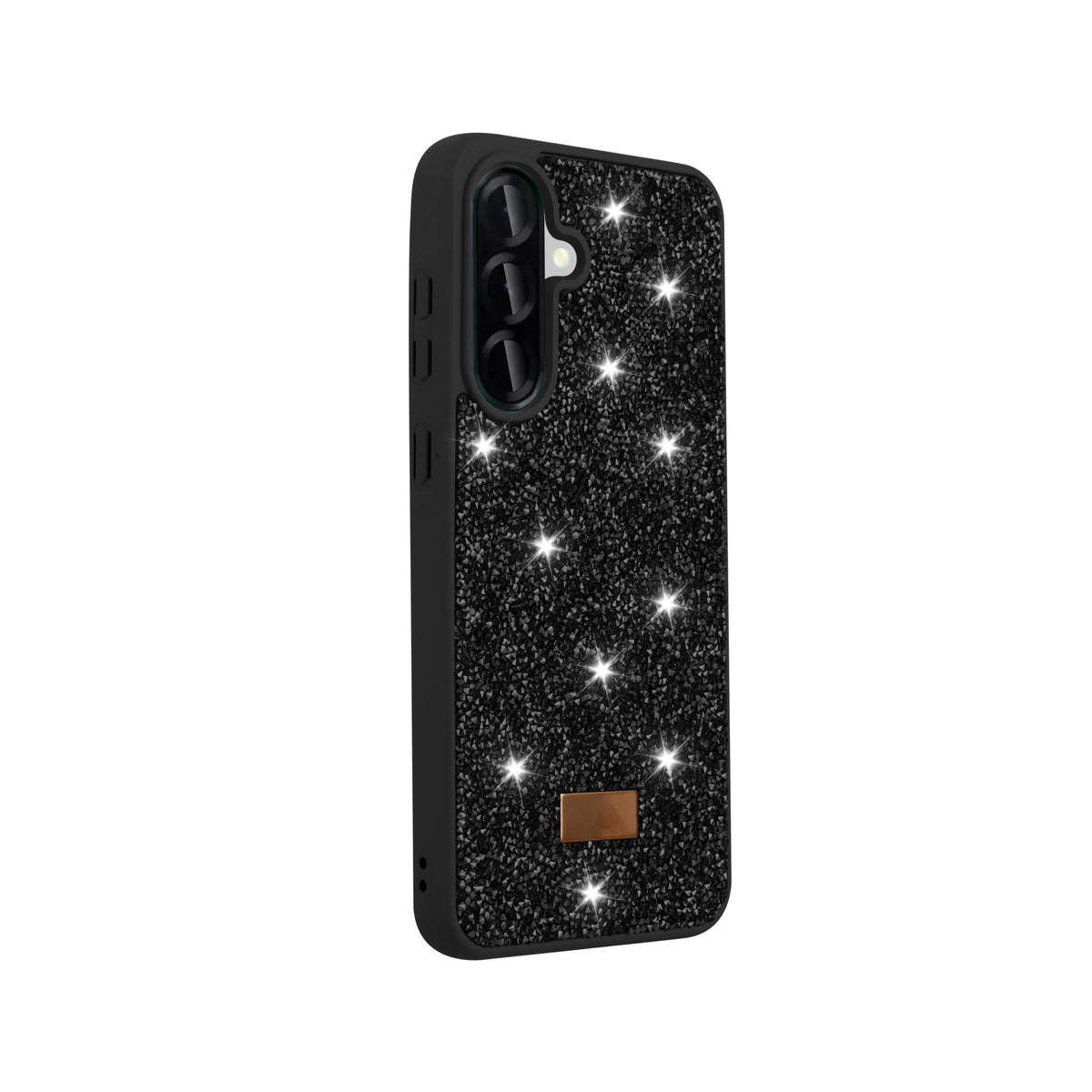 MOPAL Shock-Resistant Rhinestone Detail Melt Silicone Case for Samsung Galaxy A07 5G · 2