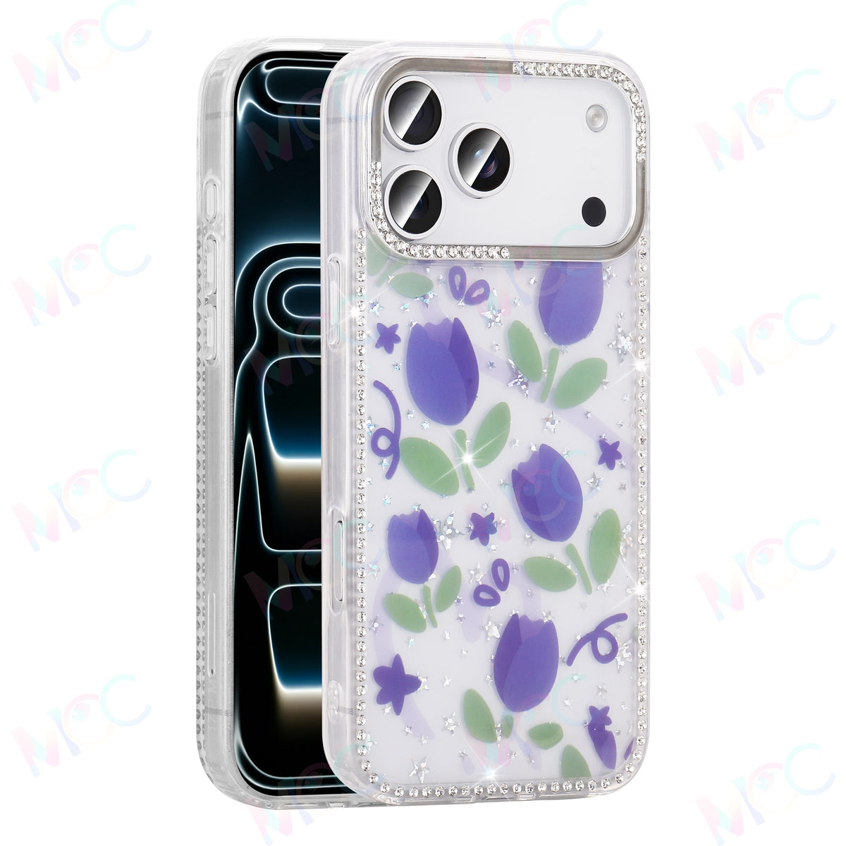 MOPAL Rhinestone Patterned Ece Silicone Case for Samsung Galaxy A07 · 4