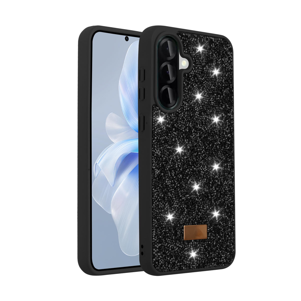 MOPAL Shock-Resistant Rhinestone Detail Melt Silicone Case for Samsung Galaxy A17 · 3