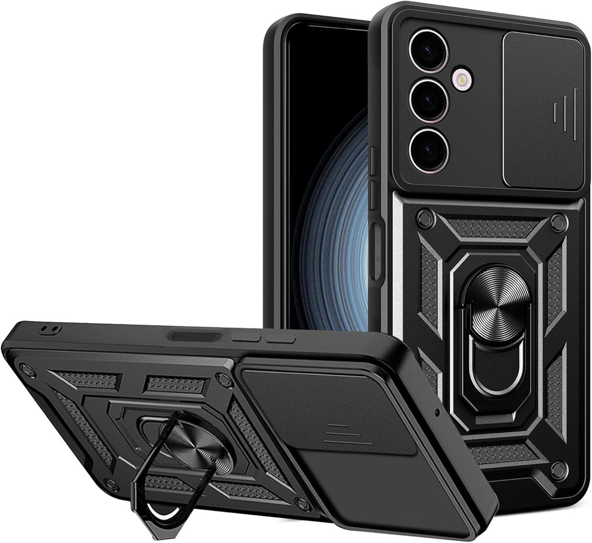 MOPAL Samsung A25 5G Stand Sliding Shock-Resistant Slide Silicone Case · 2