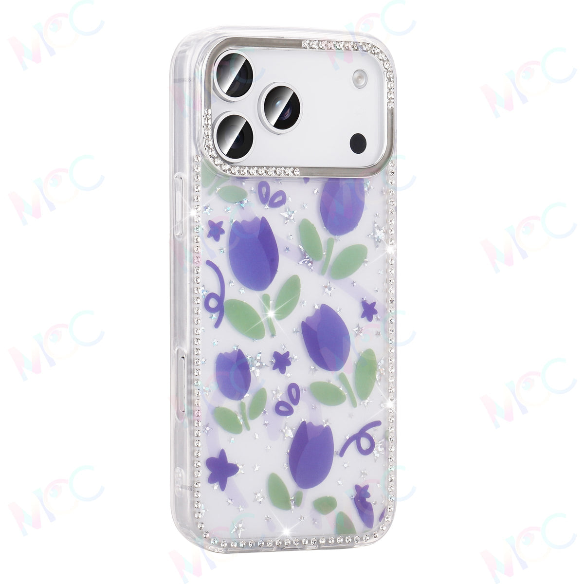MOPAL Rhinestone Patterned Ece Silicone Case for Samsung Galaxy A37 · 3