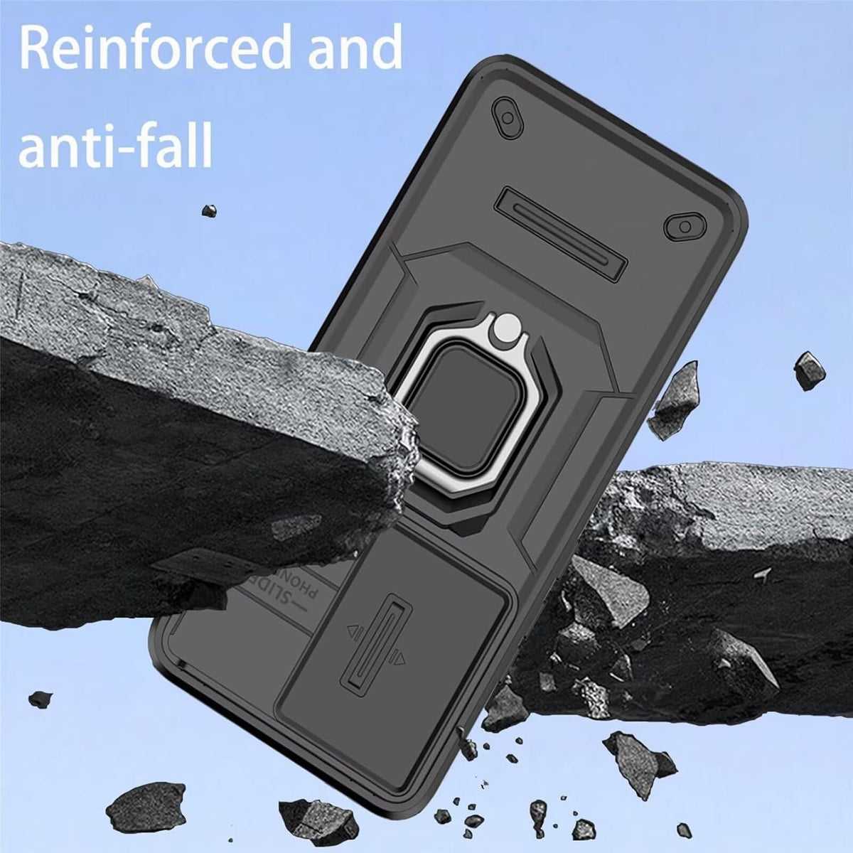 MOPAL Samsung A56 Stand Sliding Shock-Resistant Slide Silicone Case · 4
