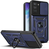 MOPAL Samsung S21 FE Stand Sliding Shock-Resistant Slide Silicone Case · 2