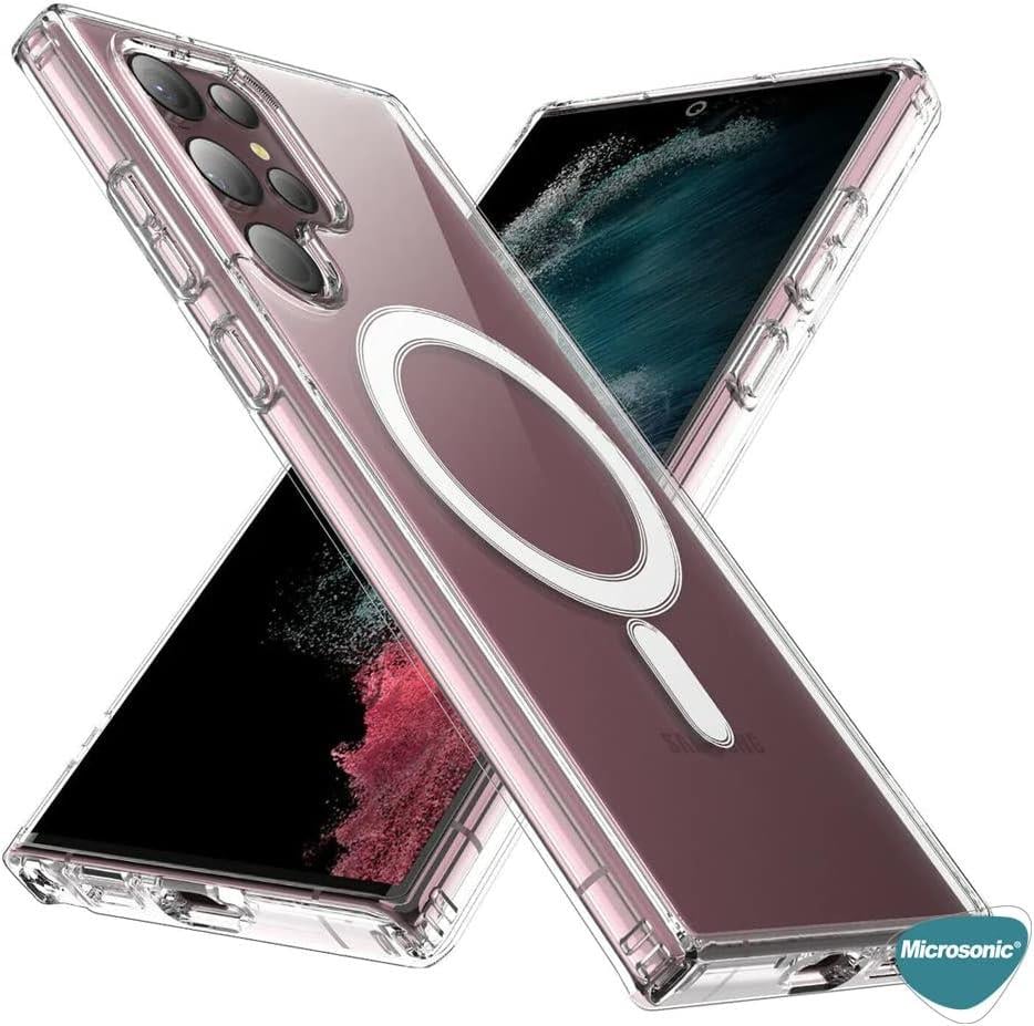 MOPAL Samsung S22 Ultra MagSafe-Compatible Clear IQ Silicone Case · 4