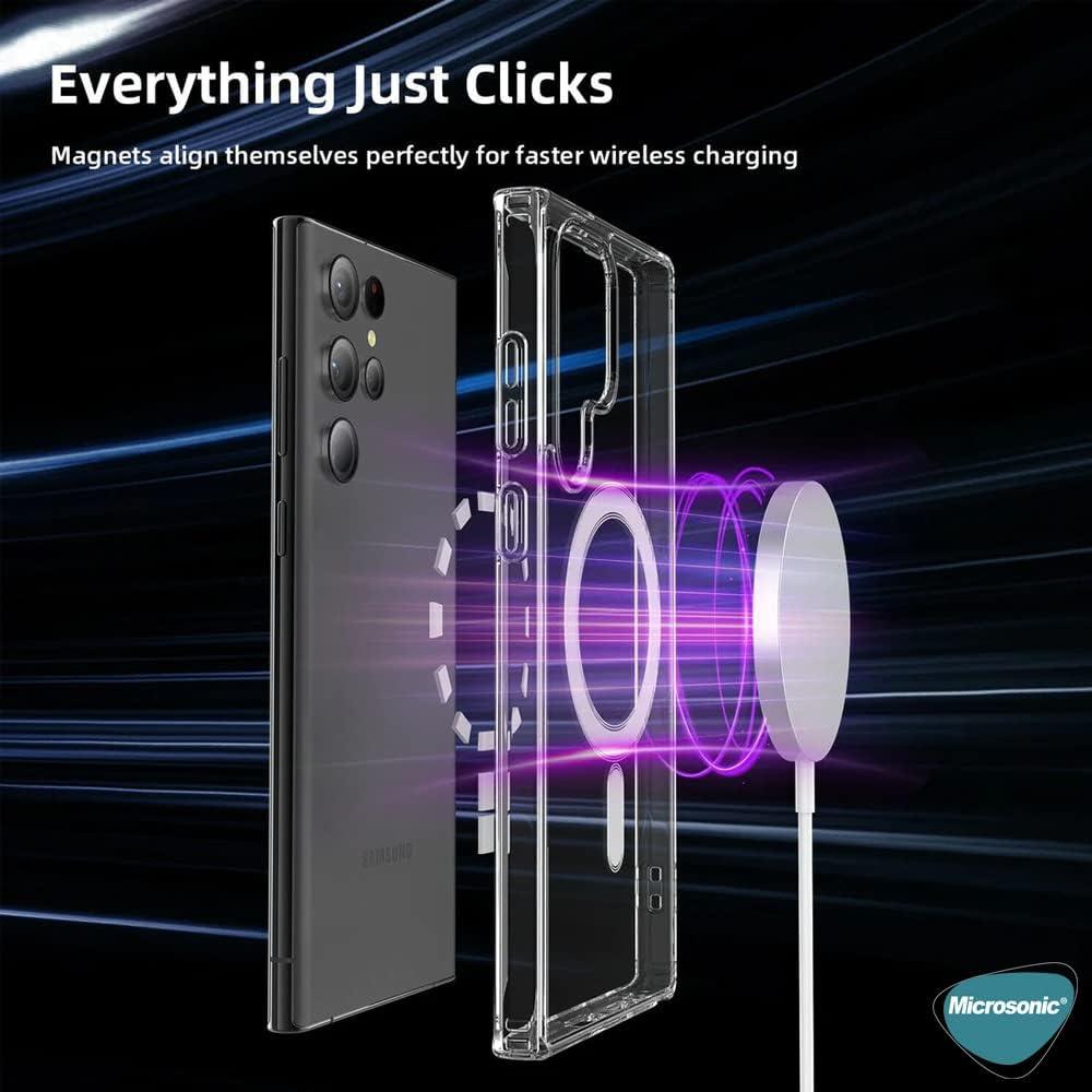 MOPAL Samsung S22 Ultra MagSafe-Compatible Clear IQ Silicone Case · 2