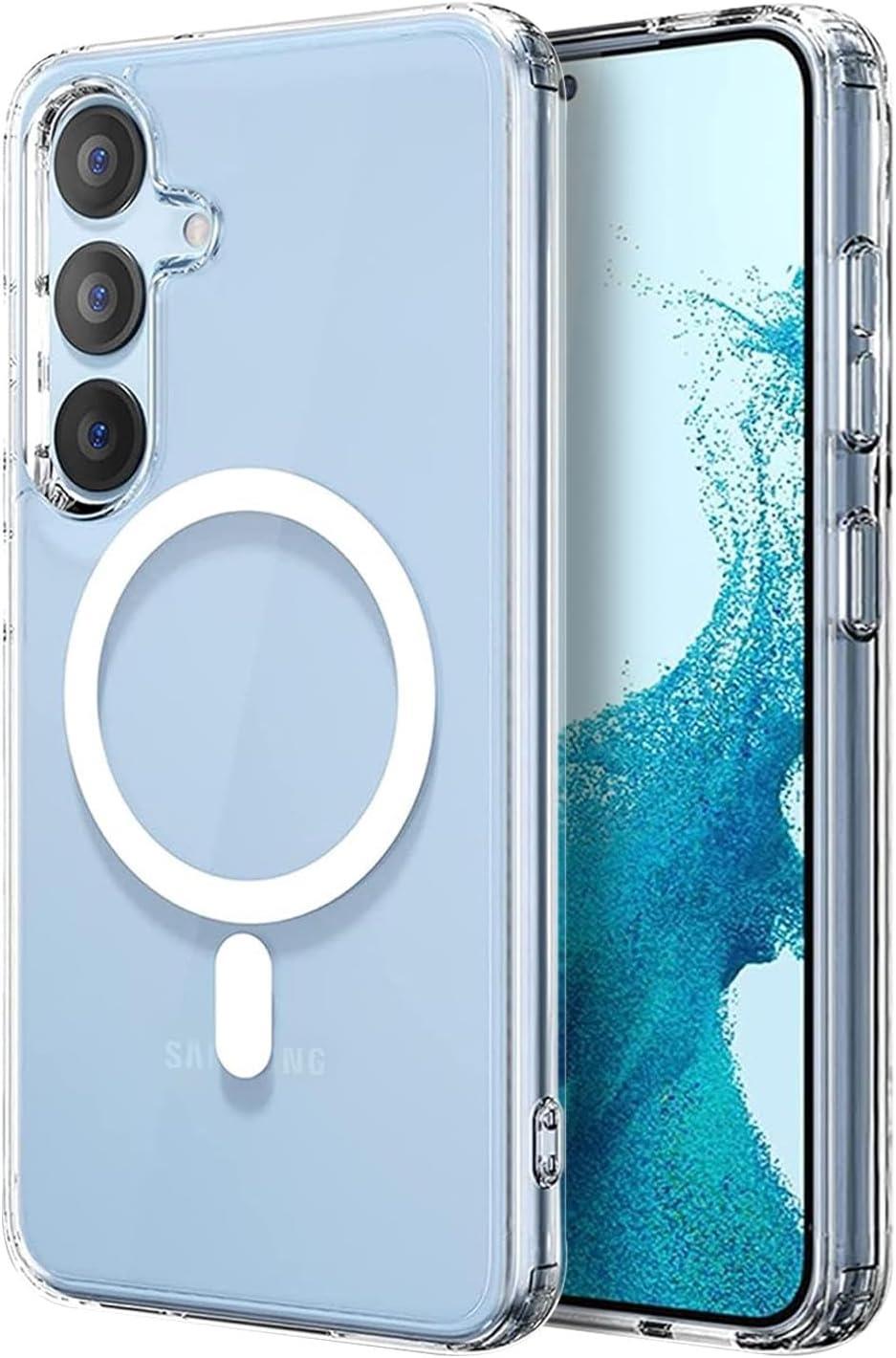MOPAL Samsung S24 FE MagSafe-Compatible Clear IQ Silicone Case · 1
