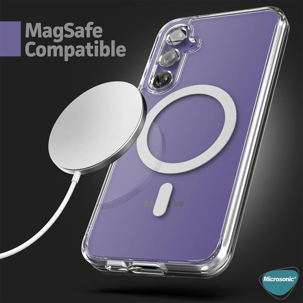 MOPAL Samsung S24 FE MagSafe-Compatible Clear IQ Silicone Case · 2