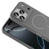 MOPAL MagSafe-Compatible Velvet-Lined Soft Aqua Silicone Case for Samsung Galaxy S25 FE · 4