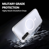 MOPAL MagSafe-Compatible Clear IQ Silicone Case for Samsung Galaxy S26 Plus · 2