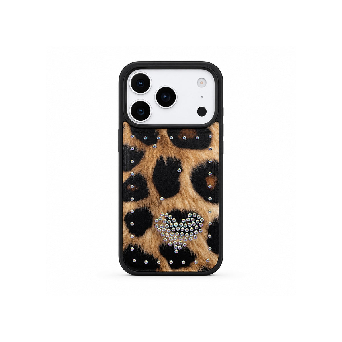 MOPAL Velvet-Lined Leopar Patterned Rhinestone Yeni Case for Samsung Galaxy S26 Ultra · 7