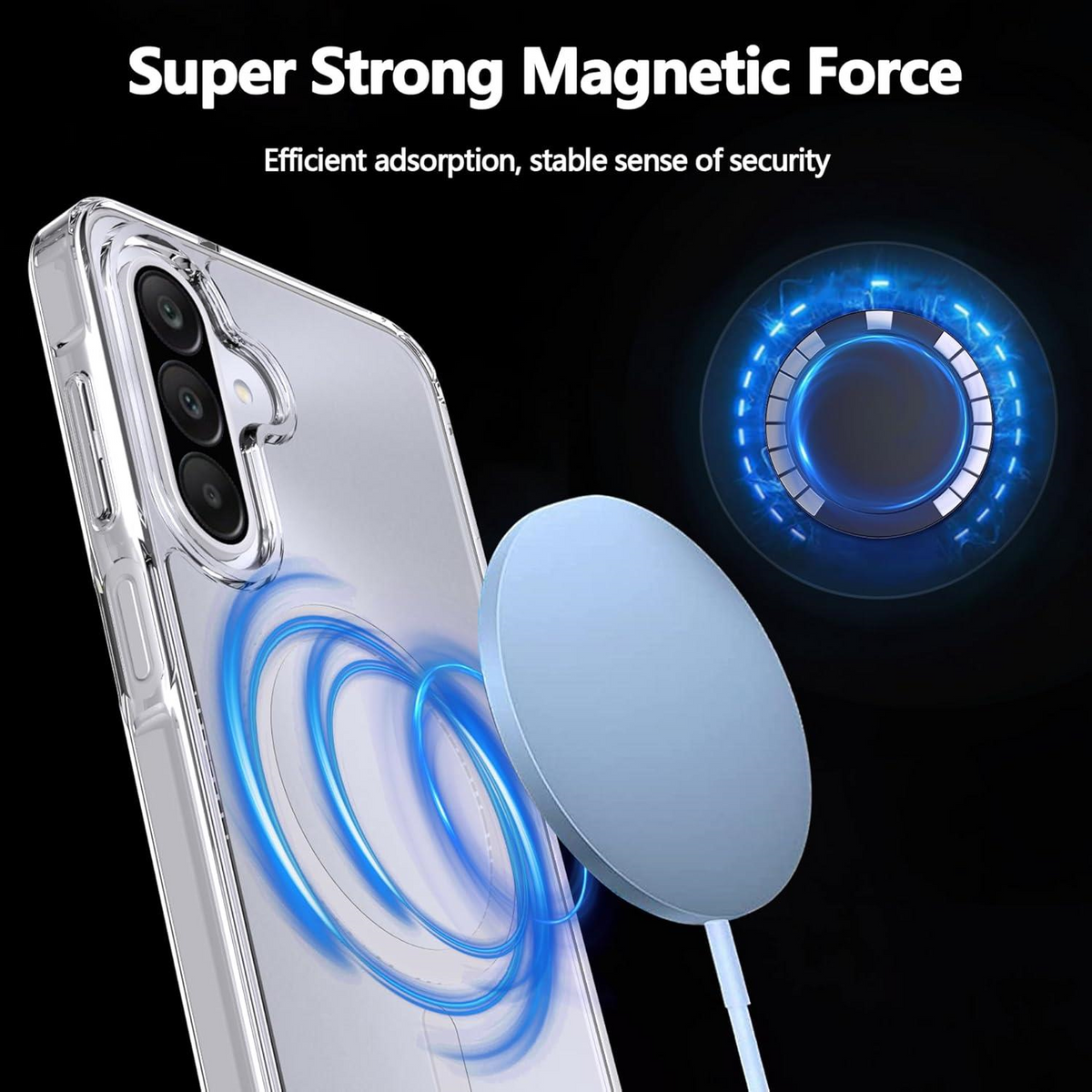 MOPAL MagSafe-Compatible Clear IQ Silicone Case for Samsung Galaxy S26 Ultra · 4