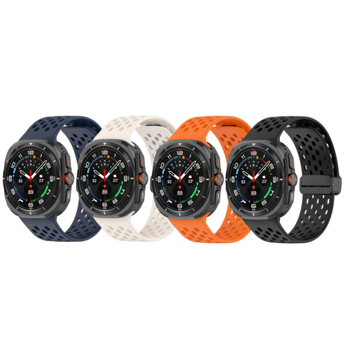 MOPAL Samsung Watch 7 Ultra Compatible 47 mm Holly Silicone Watch Band · 1