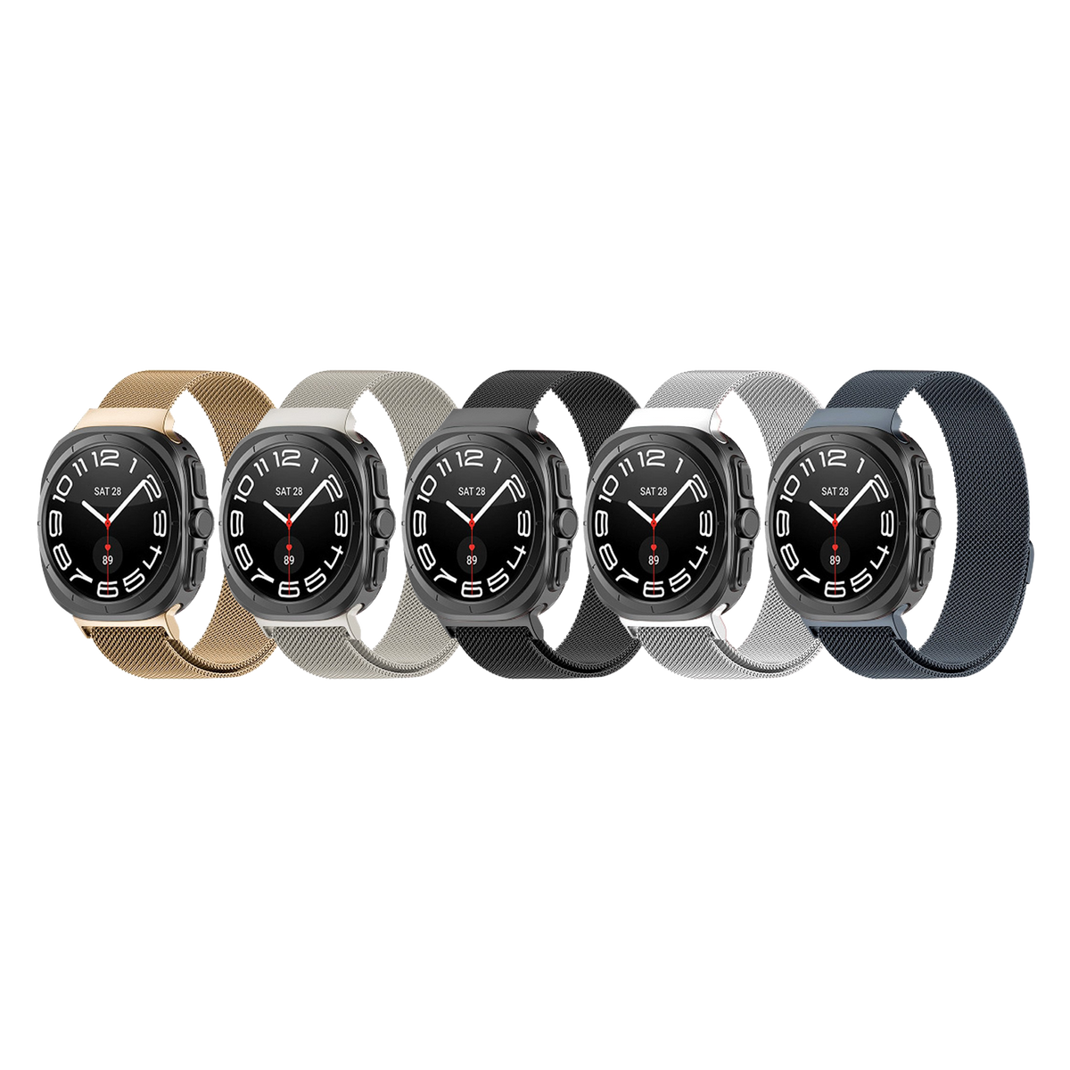 MOPAL Samsung Watch 7 Ultra Compatible 47 mm Metal Iron Watch Band · 2