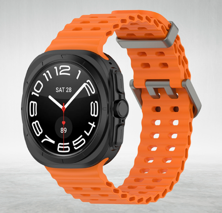 MOPAL Samsung Watch 7 Ultra Compatible 47 mm Felix Silicone Watch Band · 3