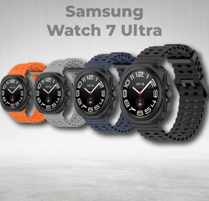 MOPAL Samsung Watch 7 Ultra Compatible 47 mm Felix Silicone Watch Band · 1