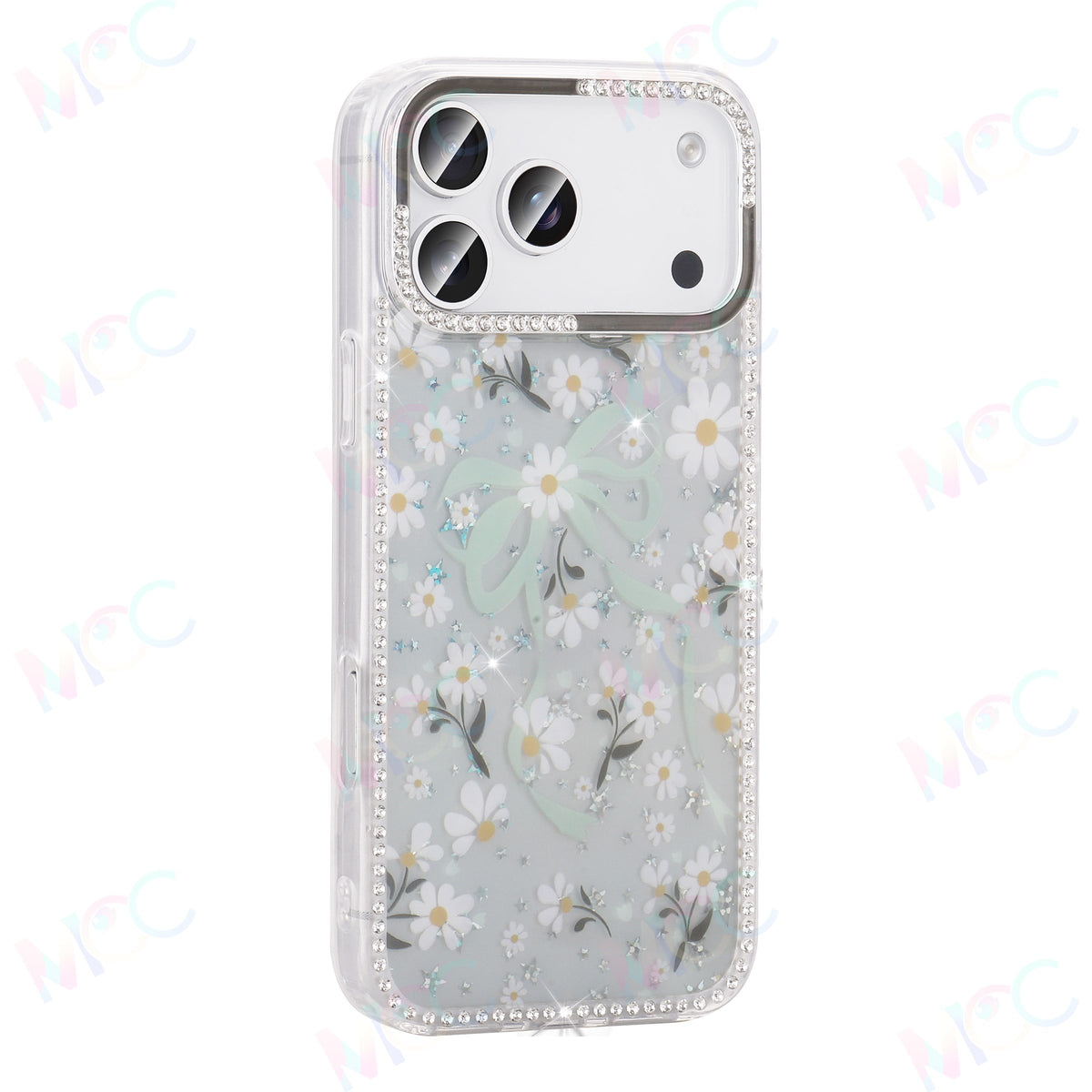 MOPAL Rhinestone Patterned Ece Silicone Case for Samsung Galaxy S25 FE · 6
