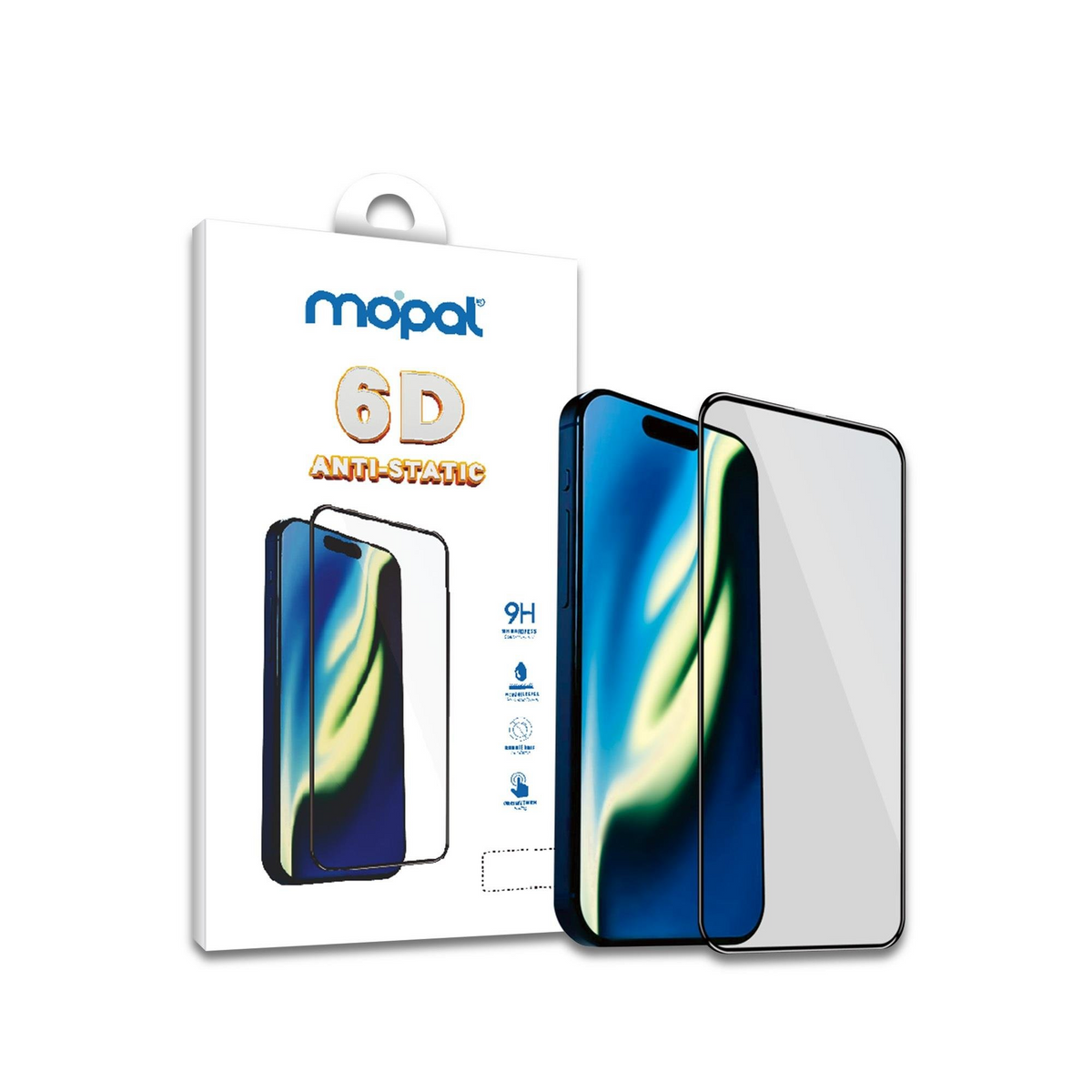 MOPAL 6D Anti Static Full-Coverage Tempered Glass Screen Protector for Tecno Camon 40 · 1