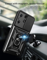 MOPAL Tecno Spark 10 Pro 4G Stand Sliding Shock-Resistant Slide Silicone Case · 5