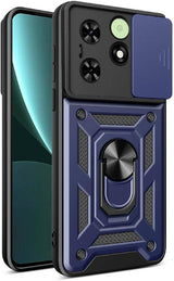 MOPAL Tecno Spark 20/20C Stand Sliding Shock-Resistant Slide Silicone Case · 1