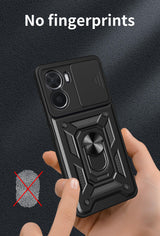MOPAL Vivo Y16 Stand Sliding Shock-Resistant Slide Silicone Case · 6