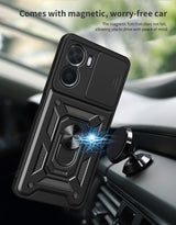 MOPAL Vivo Y16 Stand Sliding Shock-Resistant Slide Silicone Case · 4