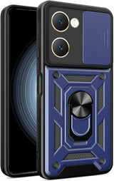 MOPAL Vivo Y18 Stand Sliding Shock-Resistant Slide Silicone Case · 1