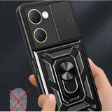 MOPAL Vivo Y18 Stand Sliding Shock-Resistant Slide Silicone Case · 4