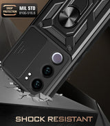 MOPAL Vivo Y19S Stand Sliding Shock-Resistant Slide Silicone Case · 3