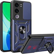 MOPAL Vivo Y19S Stand Sliding Shock-Resistant Slide Silicone Case · 1