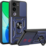 MOPAL Vivo Y19S Stand Sliding Shock-Resistant Slide Silicone Case · 1