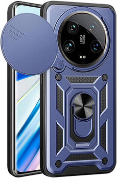 MOPAL Xiaomi Mi 14 Ultra 5G Stand Sliding Shock-Resistant Slide Silicone Case · 1