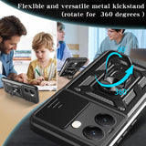 MOPAL Xiaomi Poco X7 Pro Stand Sliding Shock-Resistant Slide Silicone Case · 6